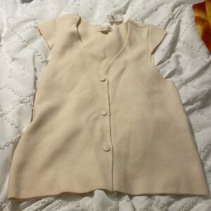 Anthropology; the Willa oversized sweater vest